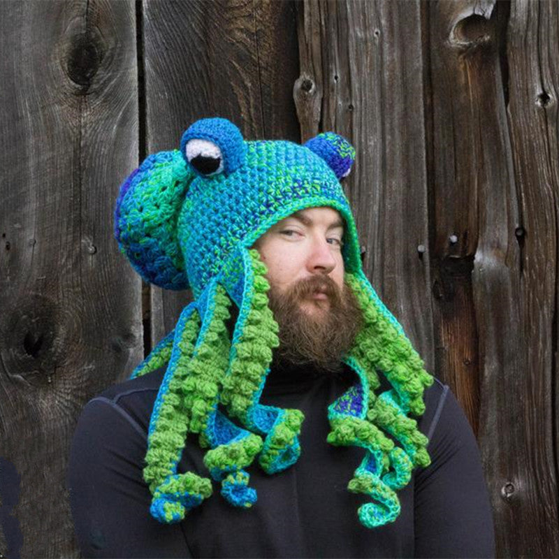 Crochet Octopus Hat