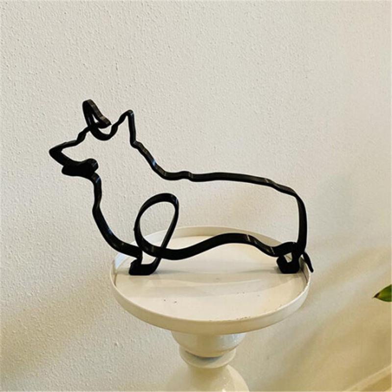 Hund minimalistisk kunst skulptur