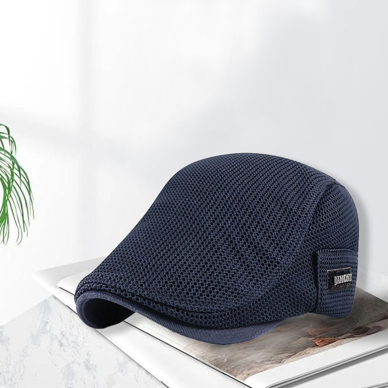 Men's Summer Mesh Newsboy Flat Cap