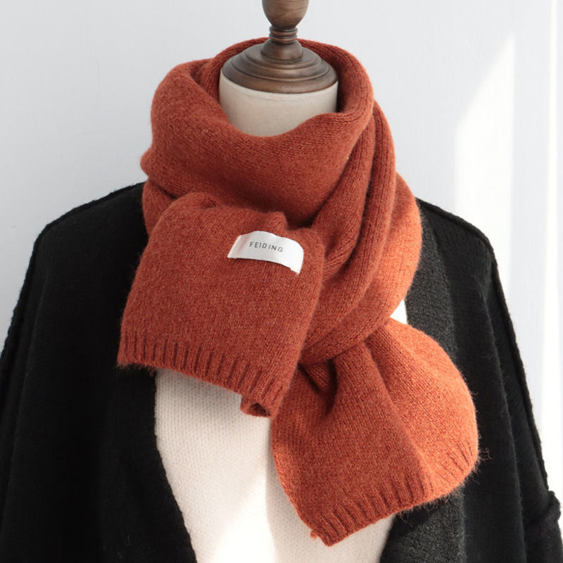 Warm all-match knitted scarf