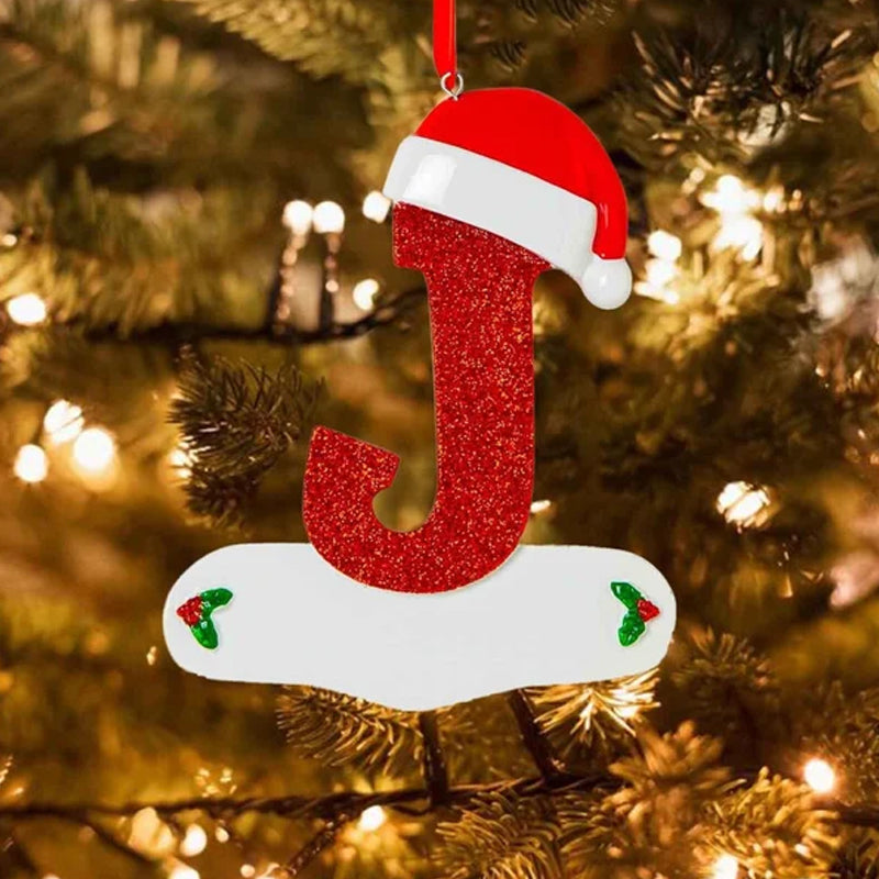 DIY Letters Christmas Hanging Ornaments