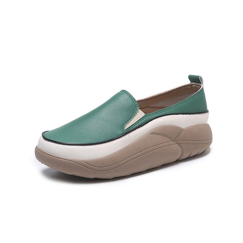 Plattform Colorblock Loafers