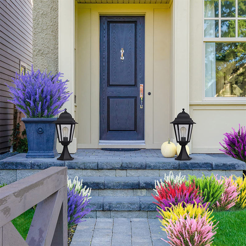 Utendørs kunstige lavendelblomster