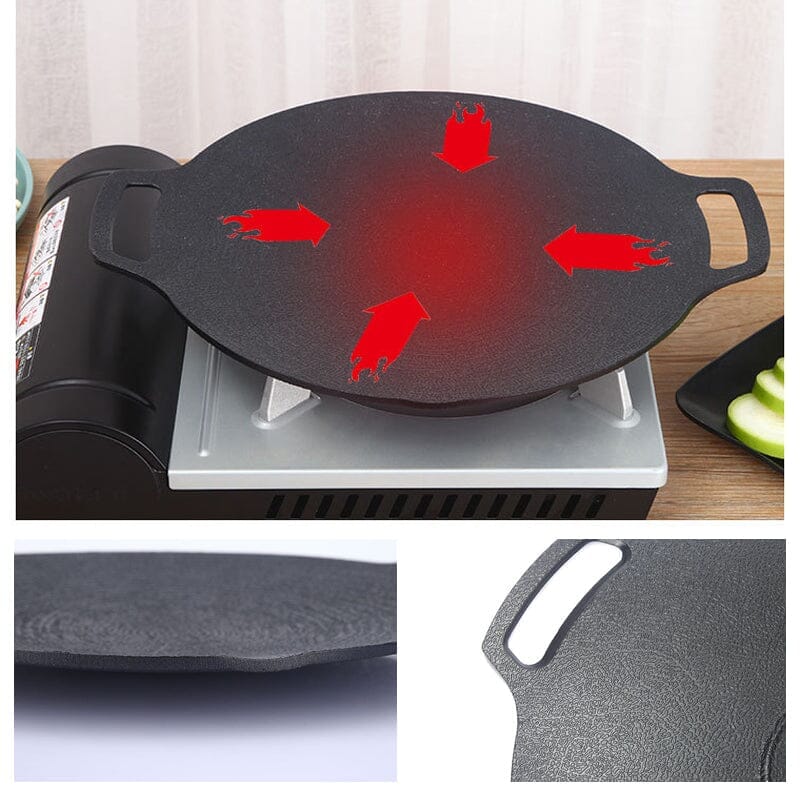 Non-stick rund stekepanne