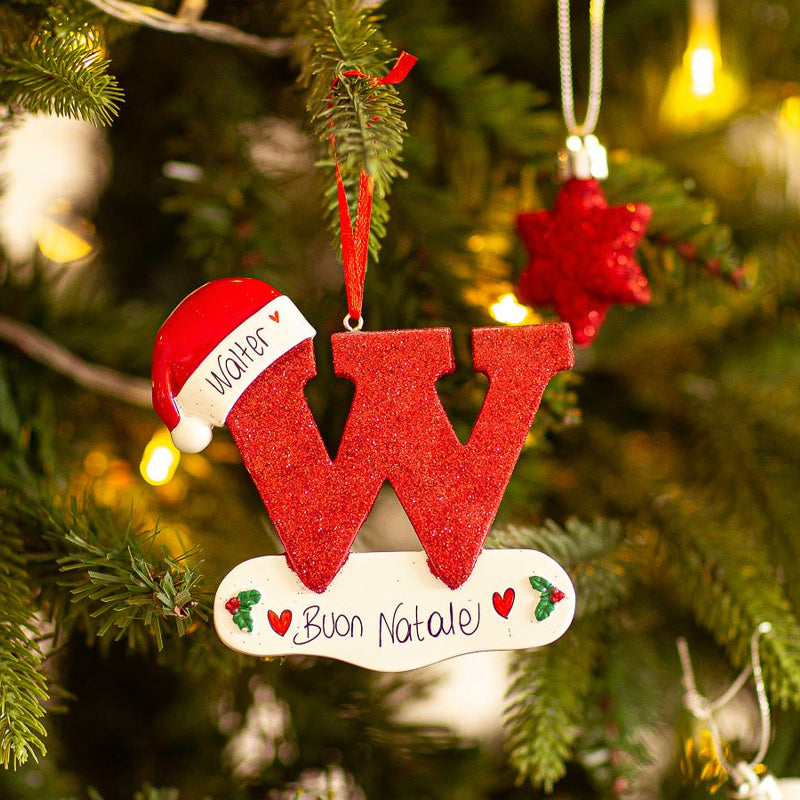 DIY Letters Christmas Hanging Ornaments