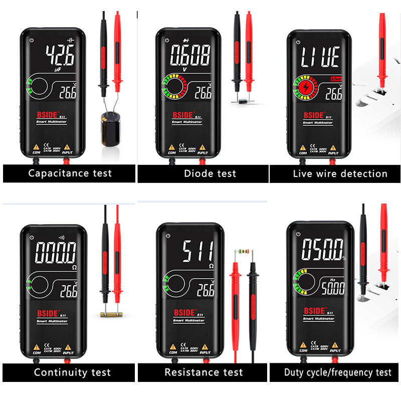 Digitalt multimeter for generell bruk