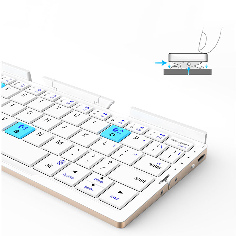 Bluetooth sammenleggbart tastatur