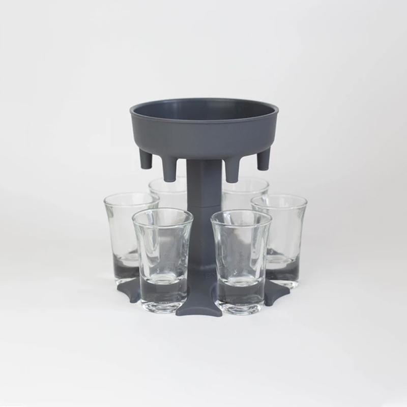 6 Shot Glass Dispenser og Holder