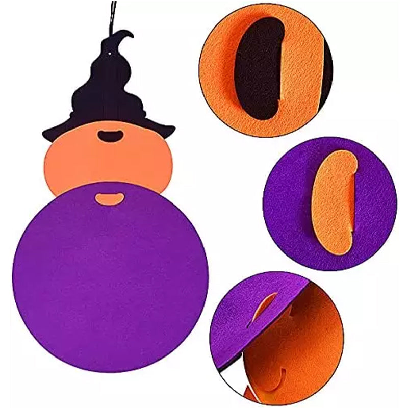 New DIY Halloween Felt Pumpkin Witch