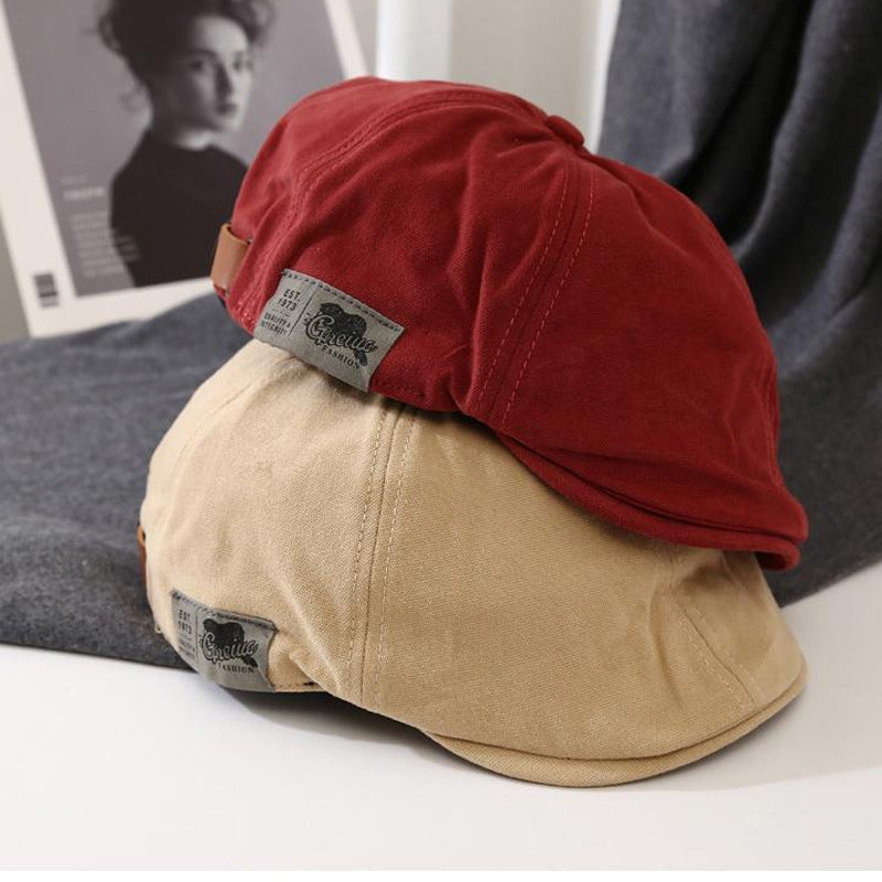 Beret hatt i vintage-stil