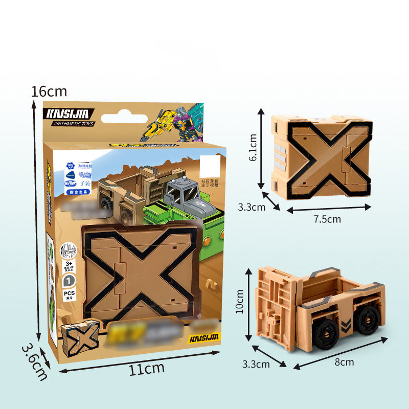 Leketøysdeformasjon Number Transform Robot