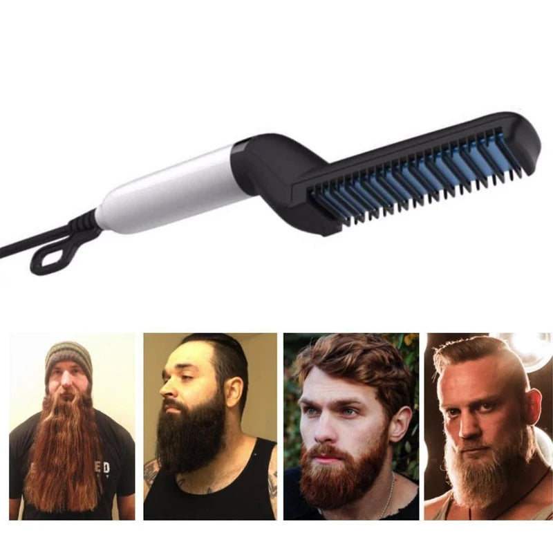 Beard Straightening Comb og Alt i ett styler