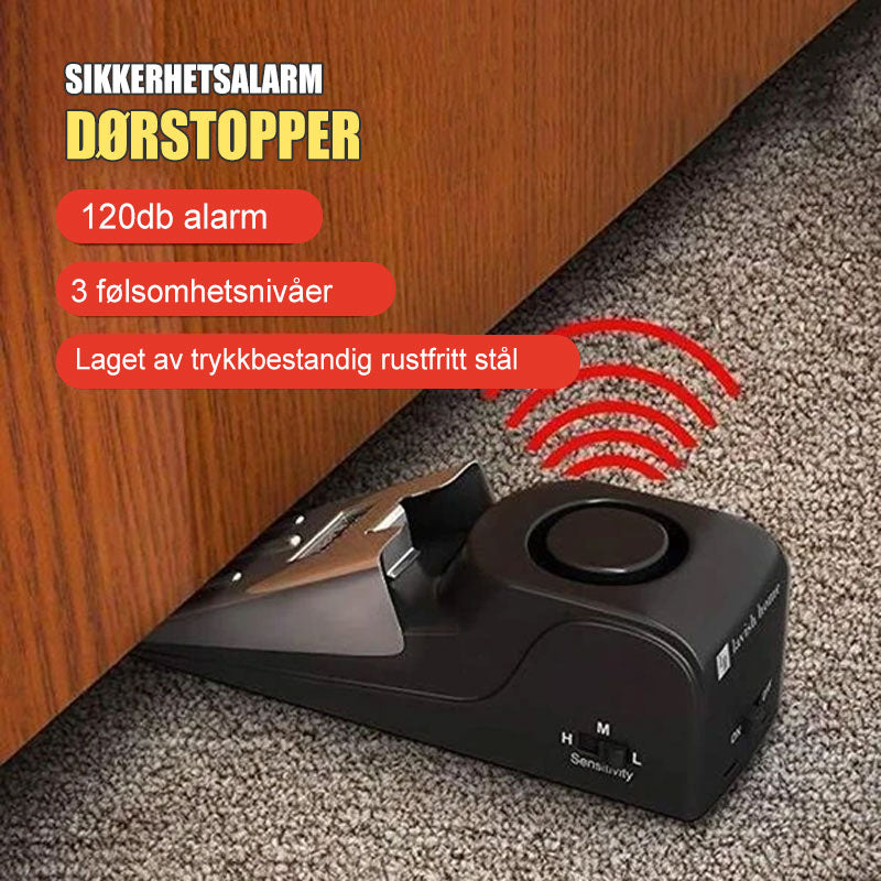 Dørstopper sikkerhetsalarm