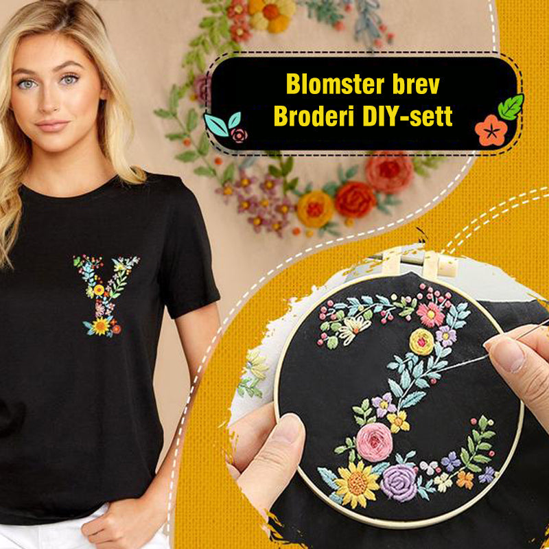 Fasjonable DIY broderisett