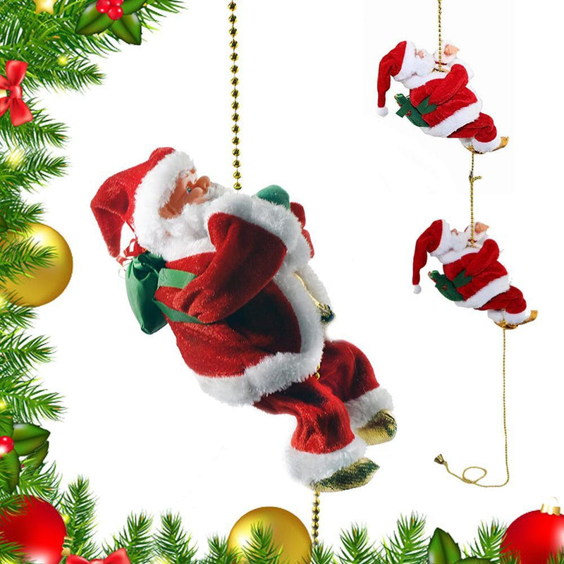 Climbing Santa Claus