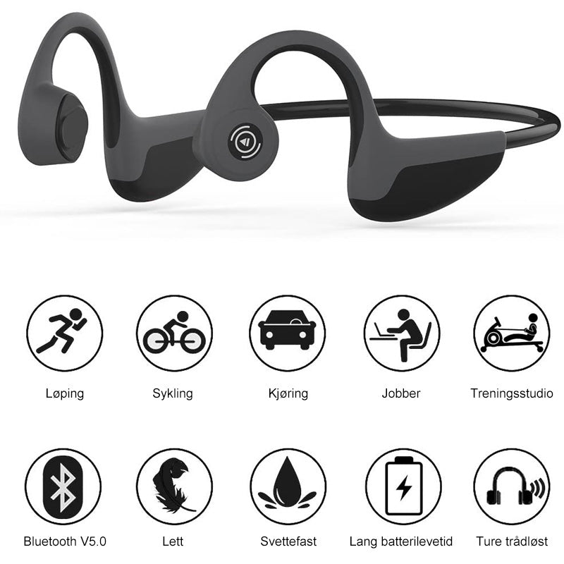 Benledende-Hodetelefoner - Trådløst Bluetooth-headset