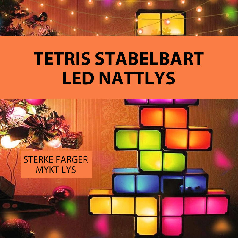 Stabelbart LED nattlys