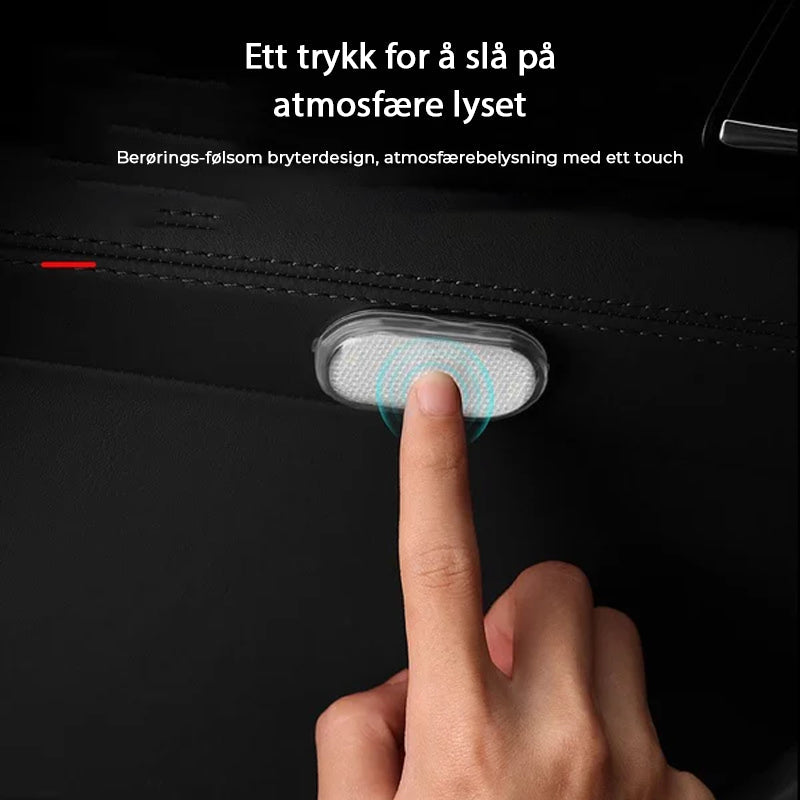 LED berøringsfølsomt dekorativt stemningslys for bilen