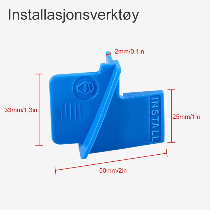 Installasjonsverktøy for strekkbelte