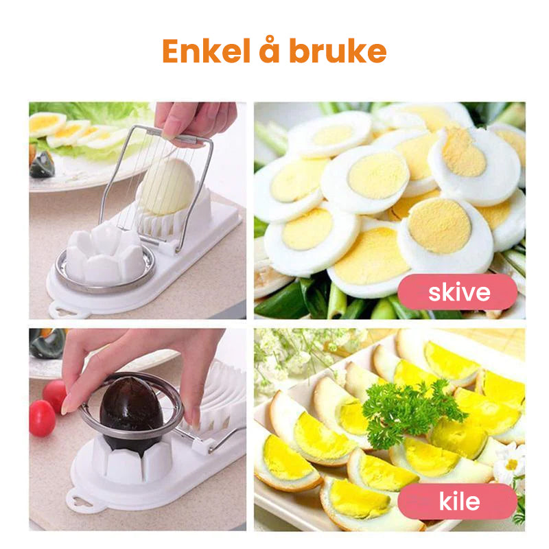 Eggskjærer og kilemaskin