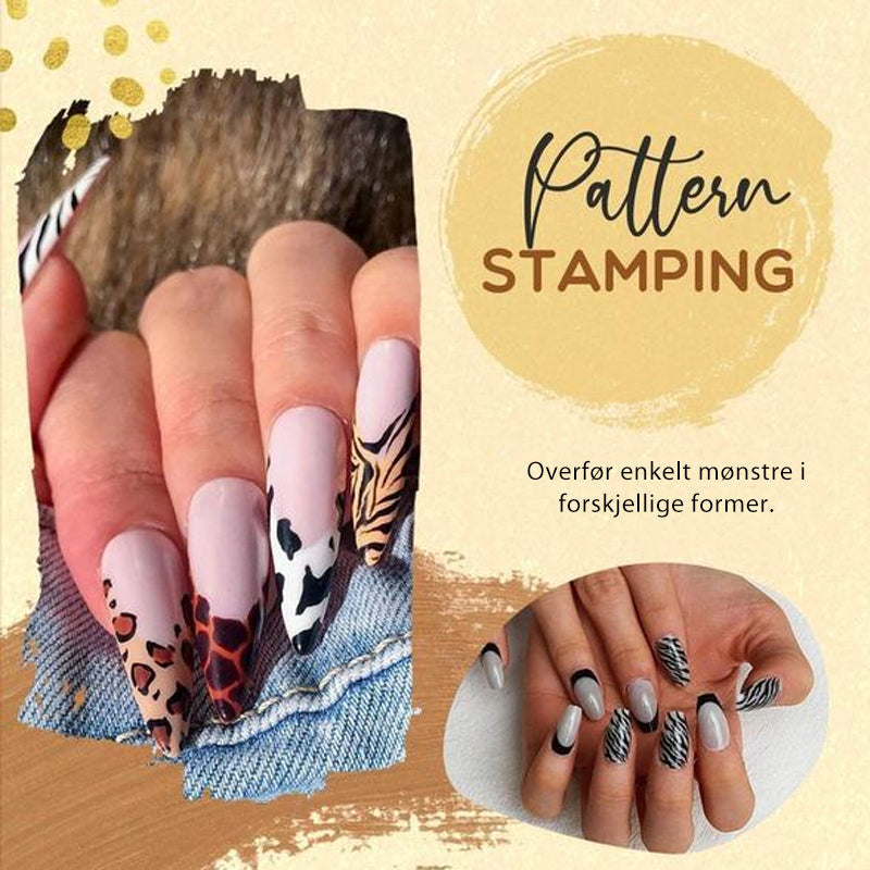 Nail Art Stemplingssett