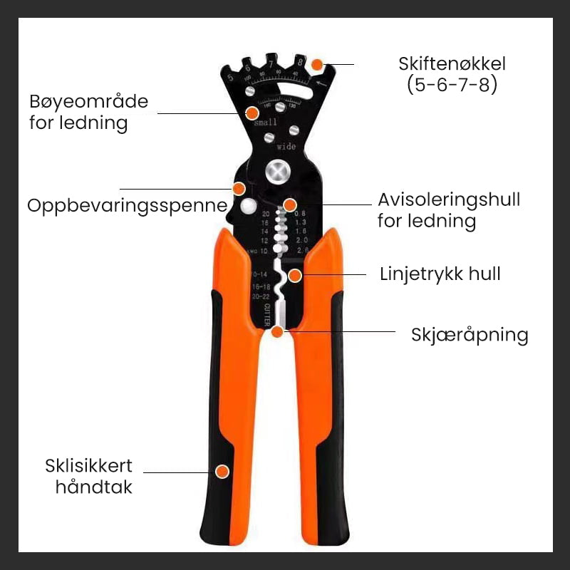 Multifunctional Wire Stripping Pliers