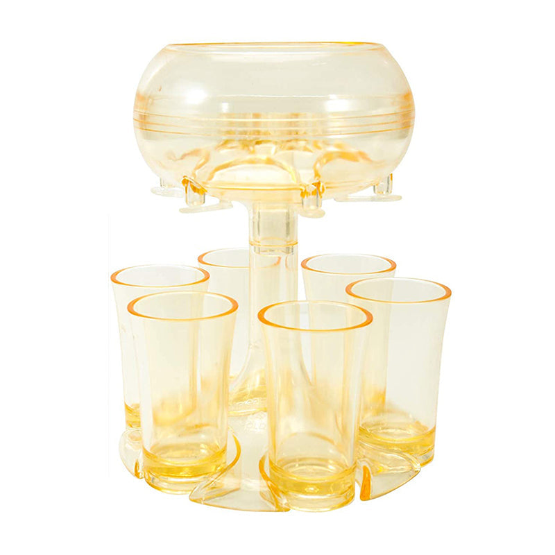 6 Shot Glass Dispenser og holder