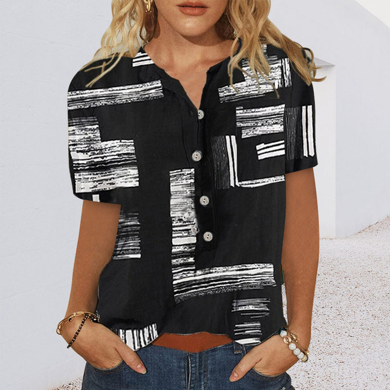 Printed Long Sleeve Women's Shirt