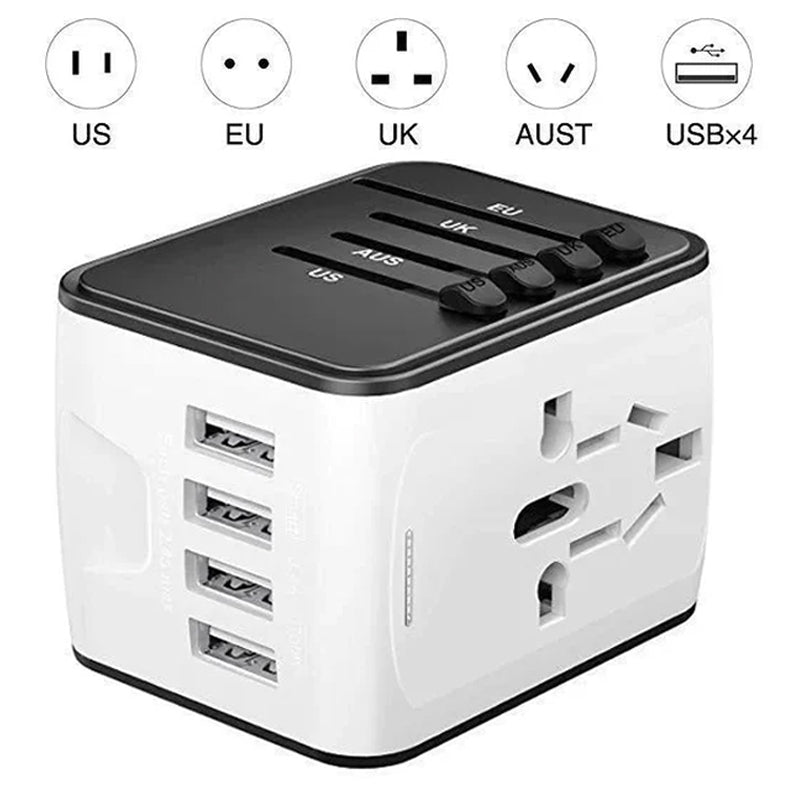 Universal Smart Travel Adapter Spenningsomformer