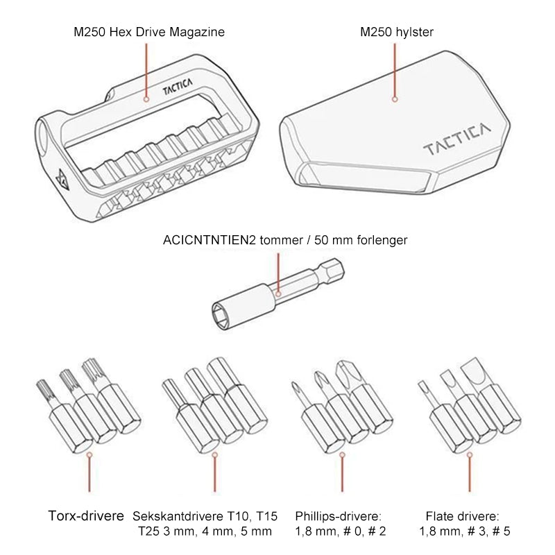 M250 Hex Drive Toolkit