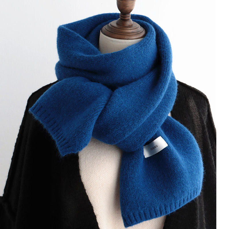 Warm all-match knitted scarf