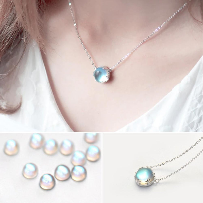 Aurore Borealis Silver Necklace