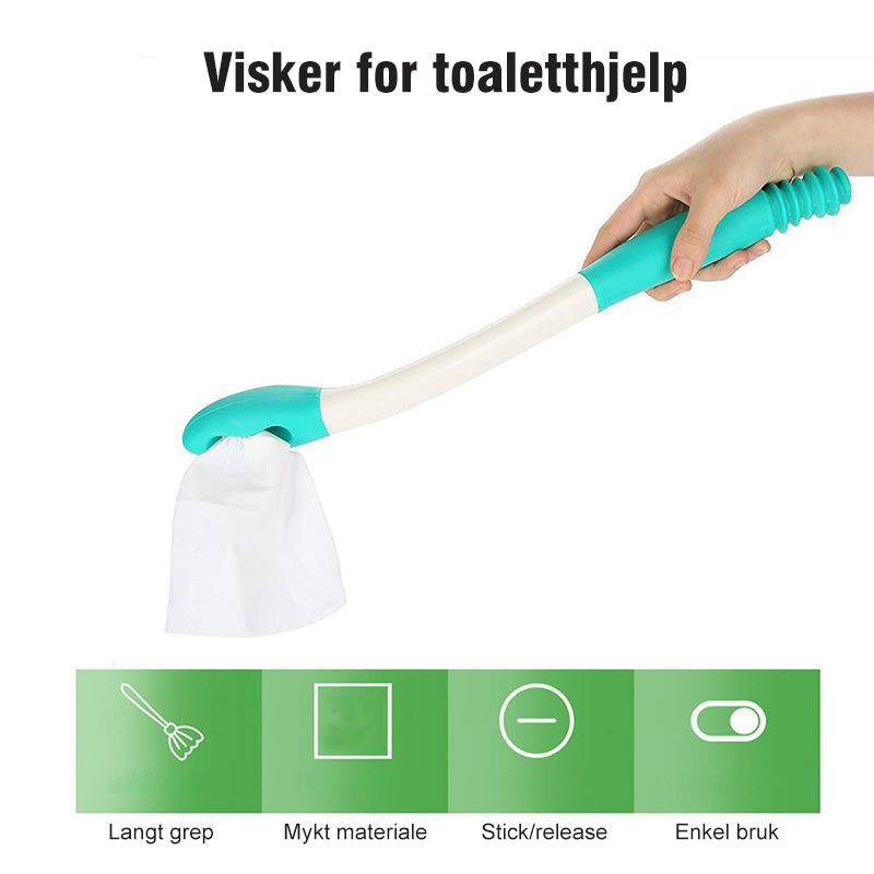 Tørkeverktøy for toalettpapir