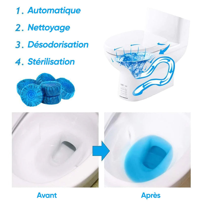 Déodorant automatique pour toilettes (6 PCS)