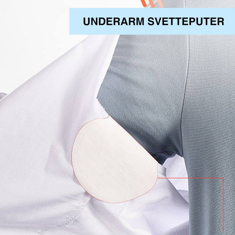 Hjemsol™ Svetteabsorberende underarmsputer (20 pakker)