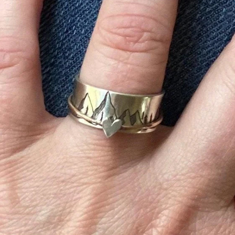 Ring med fortsett å klatre design