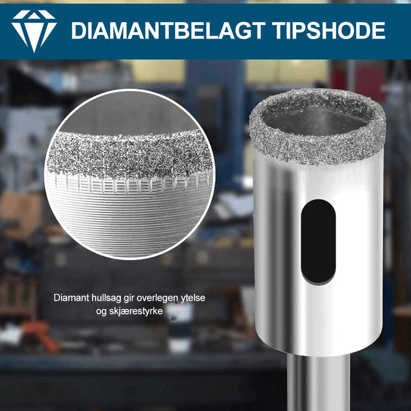 Diamant hullbor 15 sett