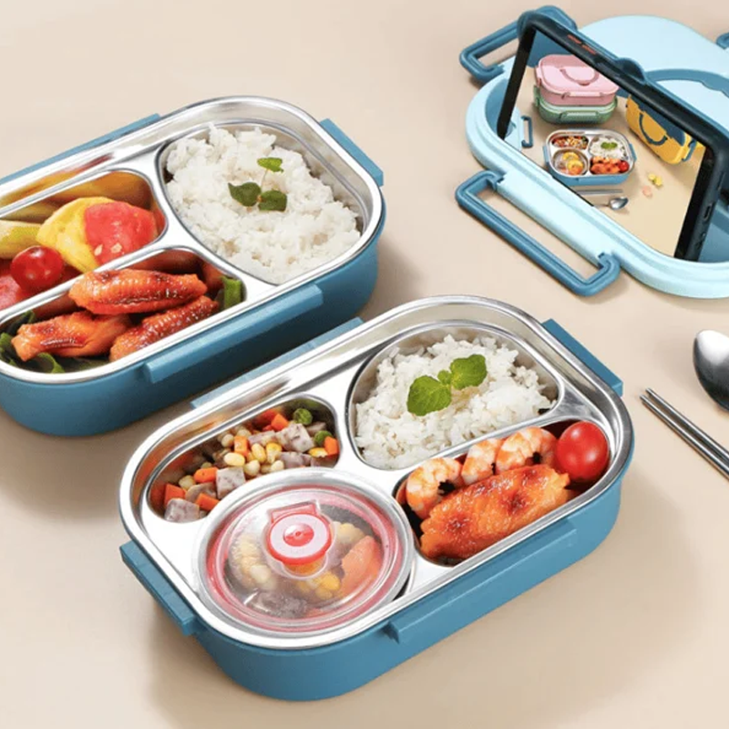 Bento lunsjboks i rustfritt stål