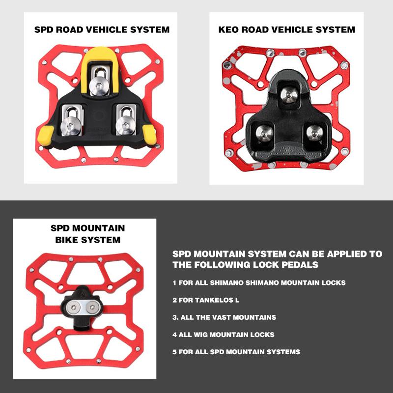 Aluminiumslegering klippløs pedalplattformadaptere