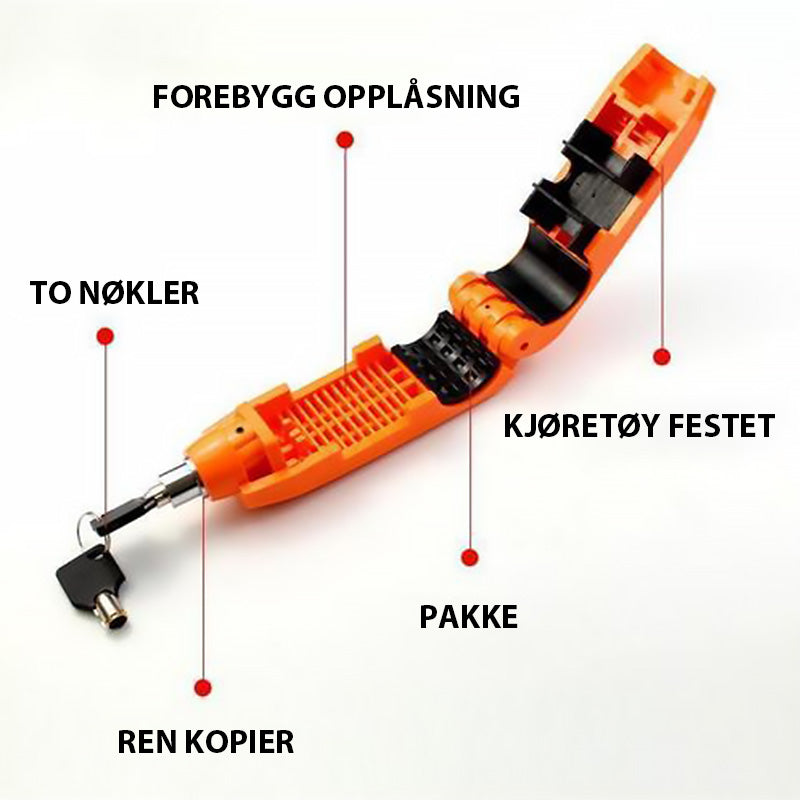 CapsLock Effektiv motorsykkelgrepssikkerhet