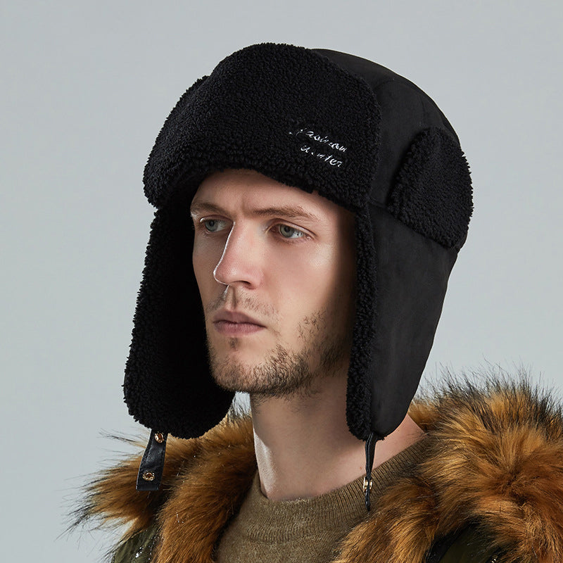 Winter Trapper Hat for Men Cap with Ear Flaps