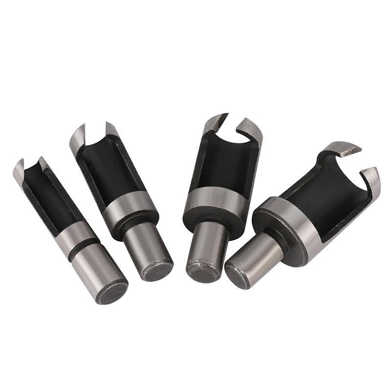 8 stk karbon stål plugg kutter drill bit sett (1 / 4 '' , 3 / 8 '' , 1 / 2 '' , 5 / 8 '')