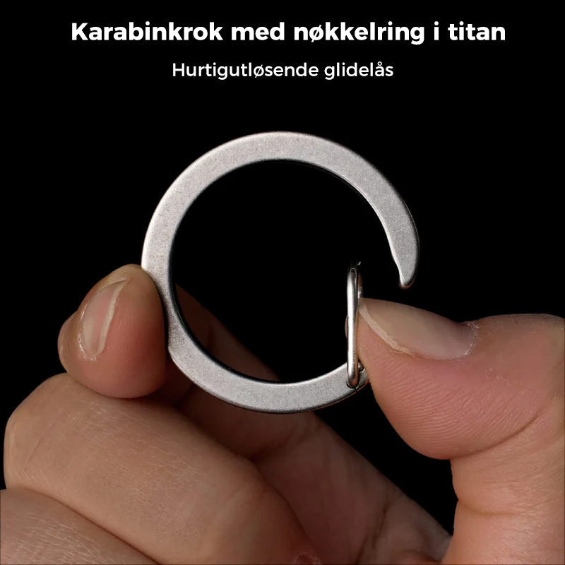 Karabinnøkkelring klips