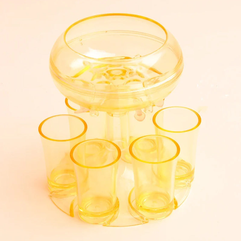 6 Shot Glass Dispenser og holder