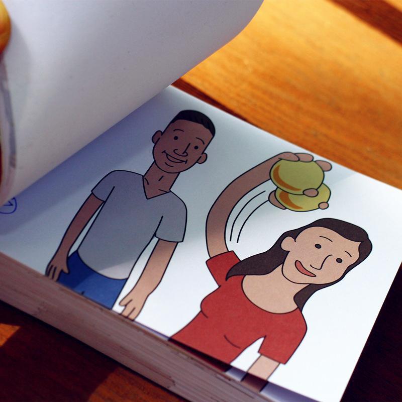 Creative Flip Book for Hiding Your Ring for Valentine's Day