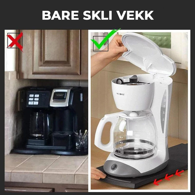 Allsidig bevegelig kaffebrett