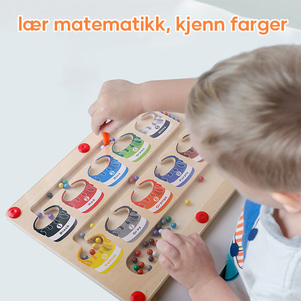 Magnetisk farge og talllabyrint