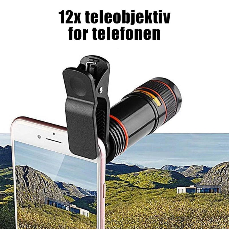 12X Telefonkameralinsersett