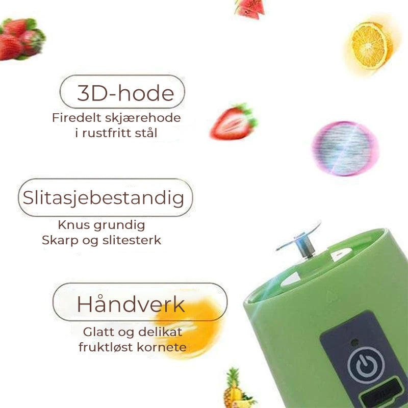 Bærbar USB elektrisk juicemaskin