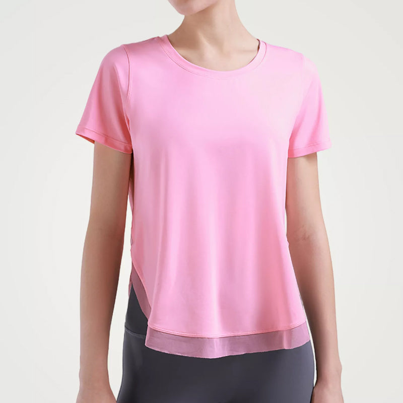 Mesh stitching yoga clothes